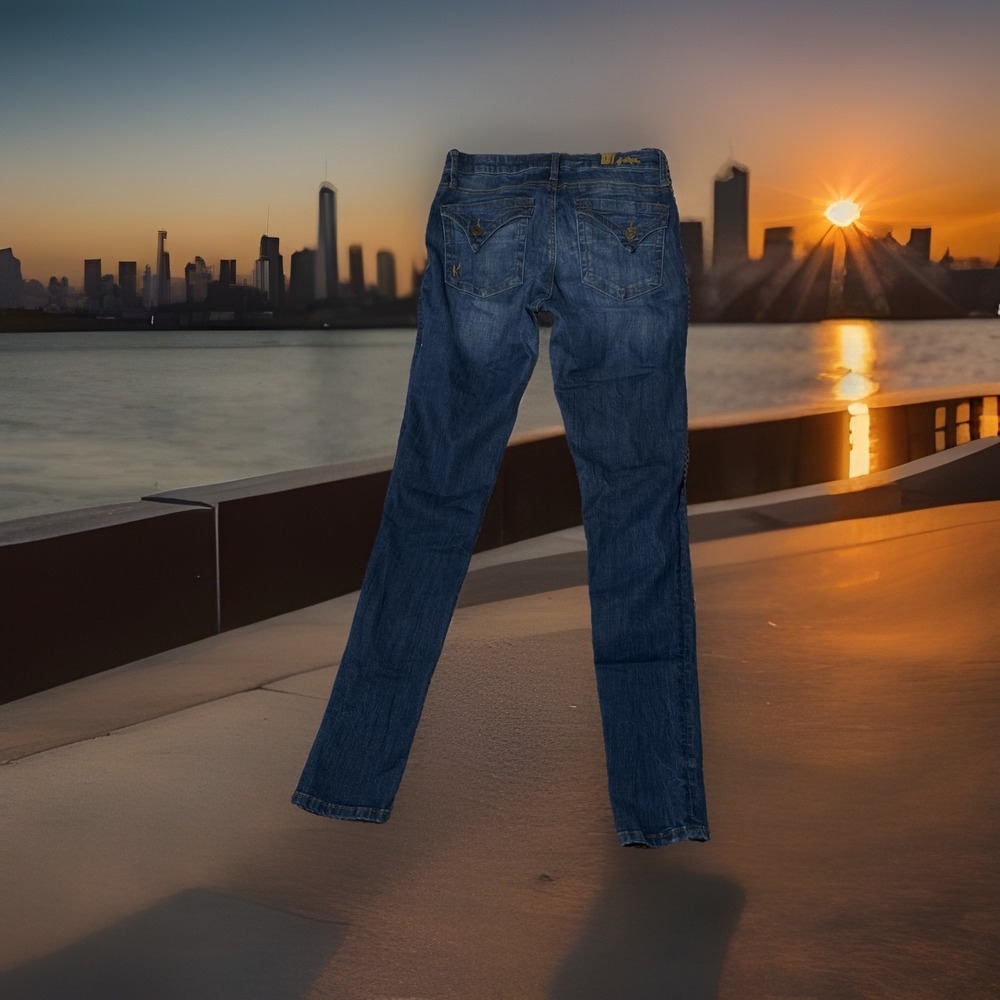 Kut From The Kloth Skinny Jeans 4 Women's‎ Flap Pocket 2% Spandex